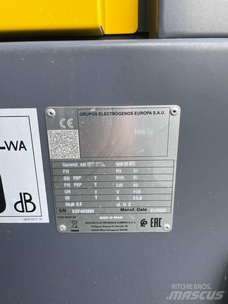 Atlas Copco QAS 60 Sonstige Baumaschinen