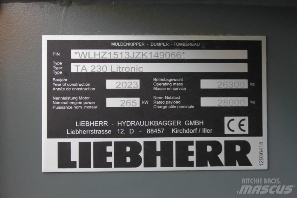 Liebherr TA 230 Dumper - Knickgelenk