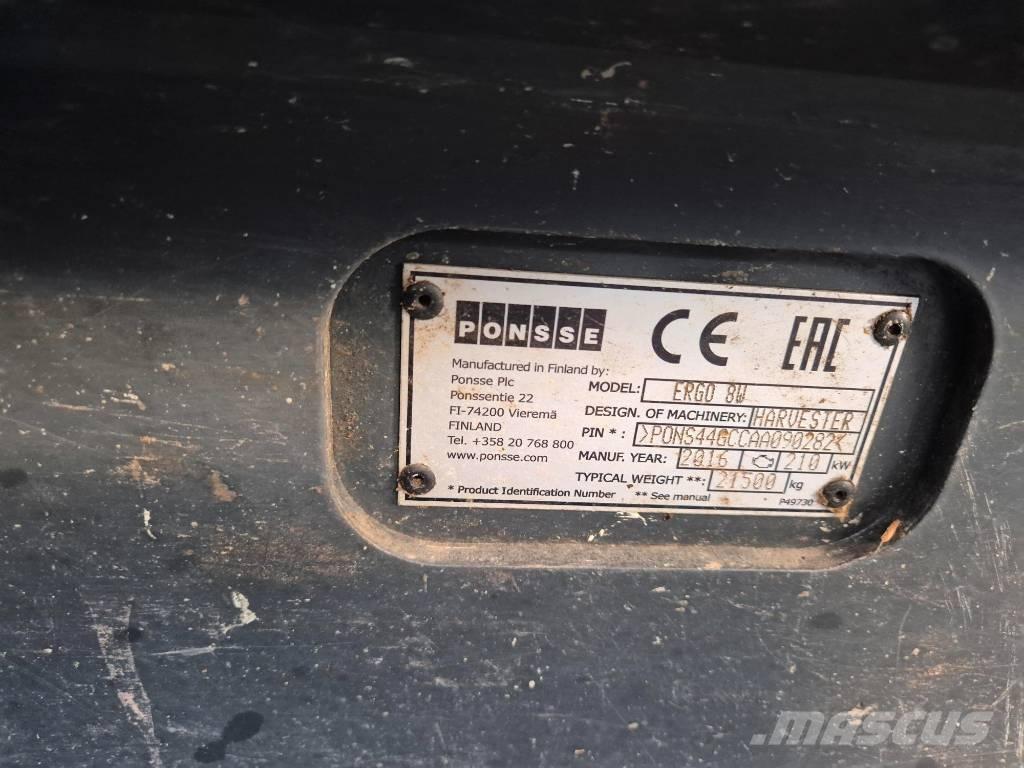 Ponsse ERGO 8W Harvester
