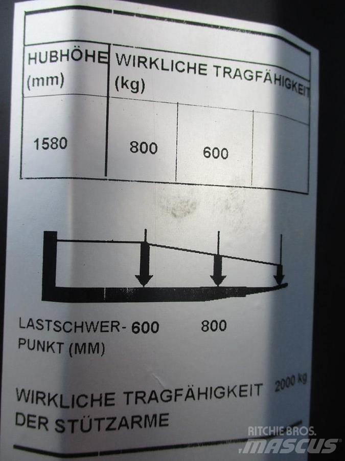 Toyota SWE 080L Deichselstapler