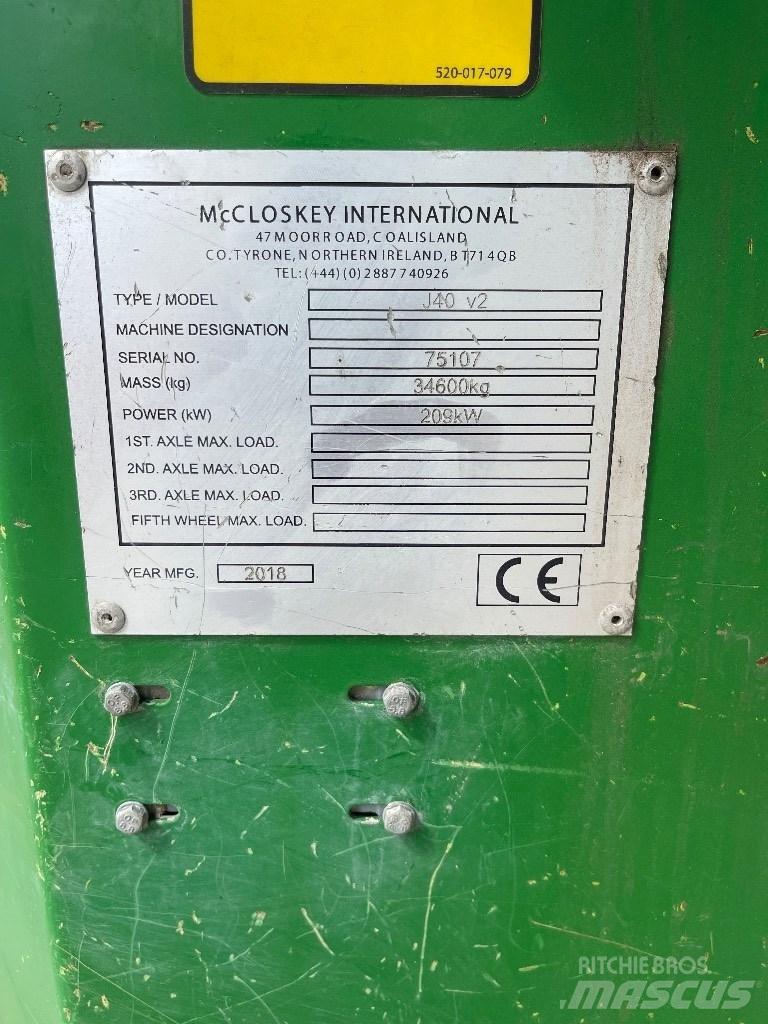 McCloskey J40 Pulverisierer