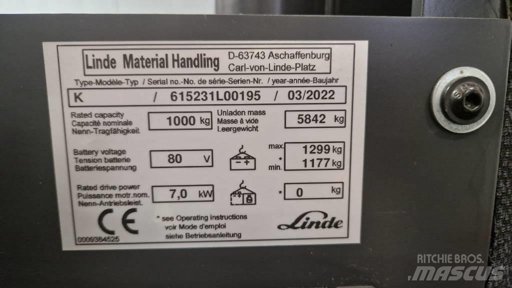 Linde K Elektrische heftrucks