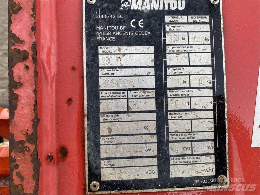 Manitou 280TJ Gelenkteleskoparbeitsbühnen