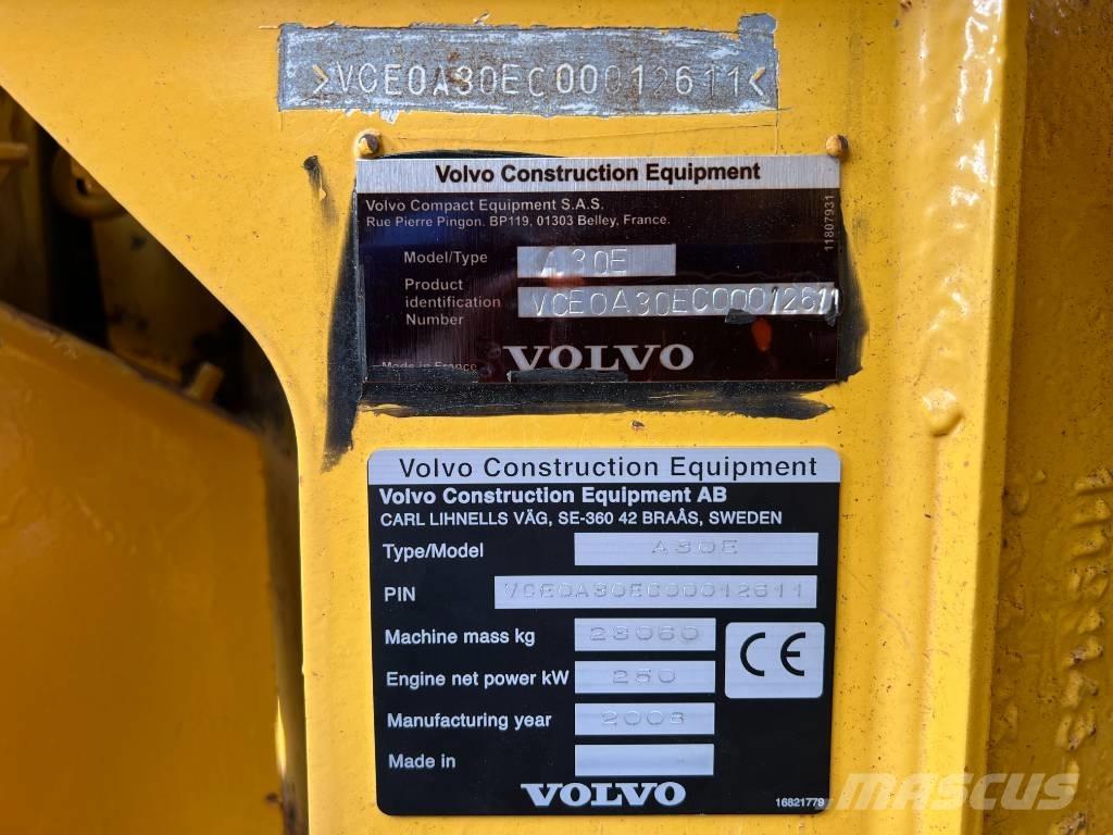 Volvo A30E Dumper - Knickgelenk