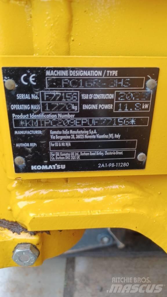 Komatsu PC16R-3HS Minibagger < 7t