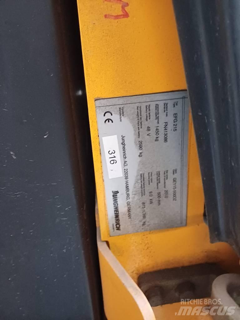 Jungheinrich EFG215 Elektrische heftrucks