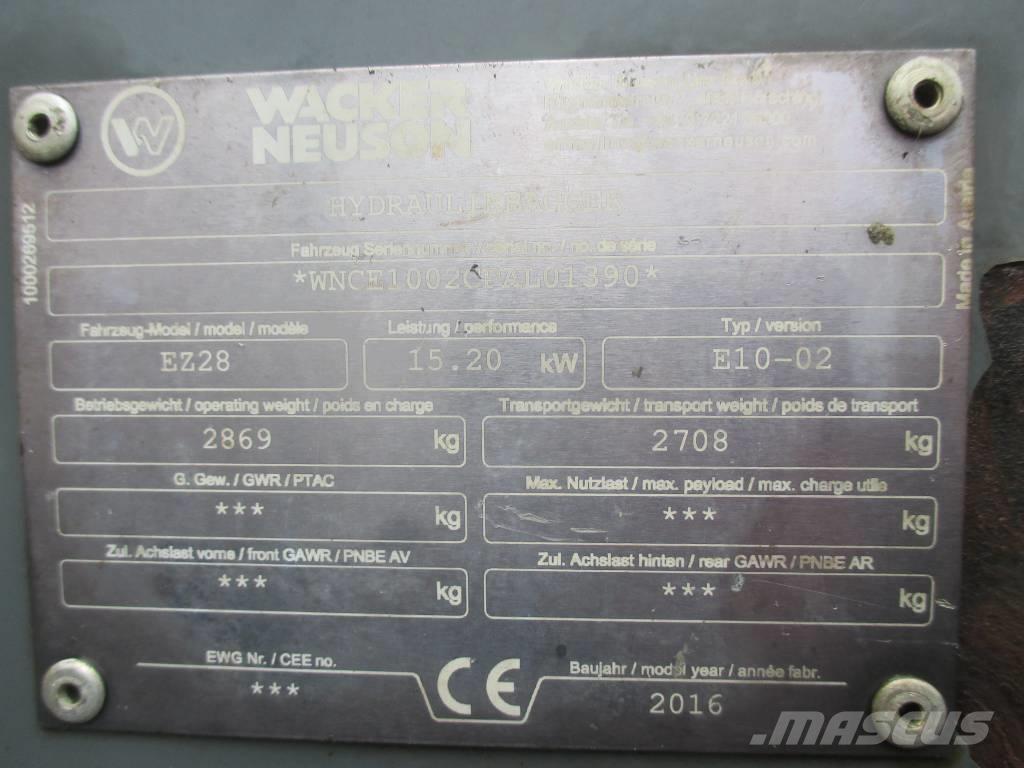 Wacker Neuson EZ 28 Minibagger < 7t