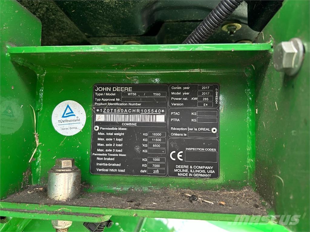 John Deere T560 Mähdrescher
