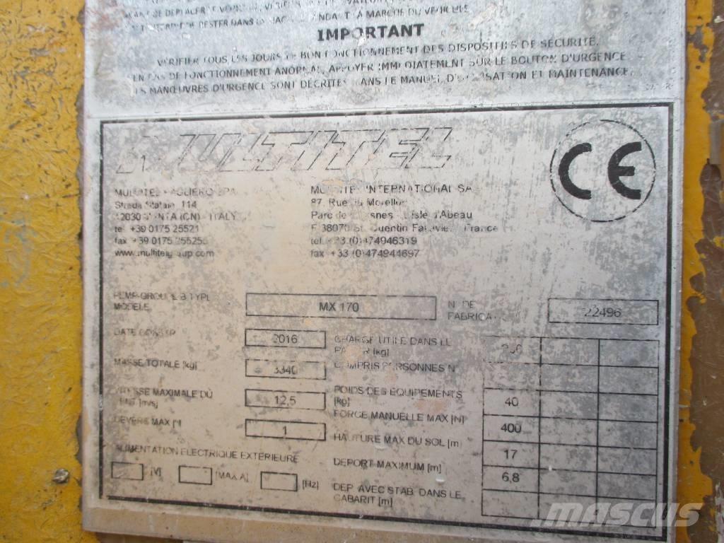 Multitel MX 170 LKW-Arbeitsbühnen