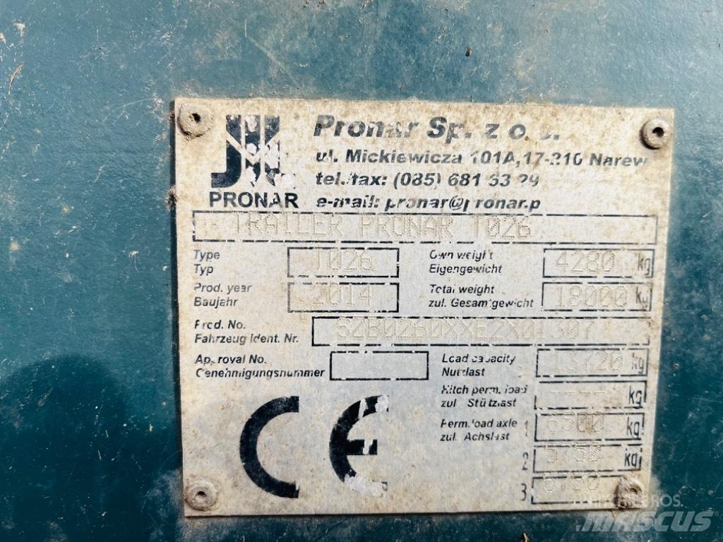 Pronar M026 Ballenanhänger