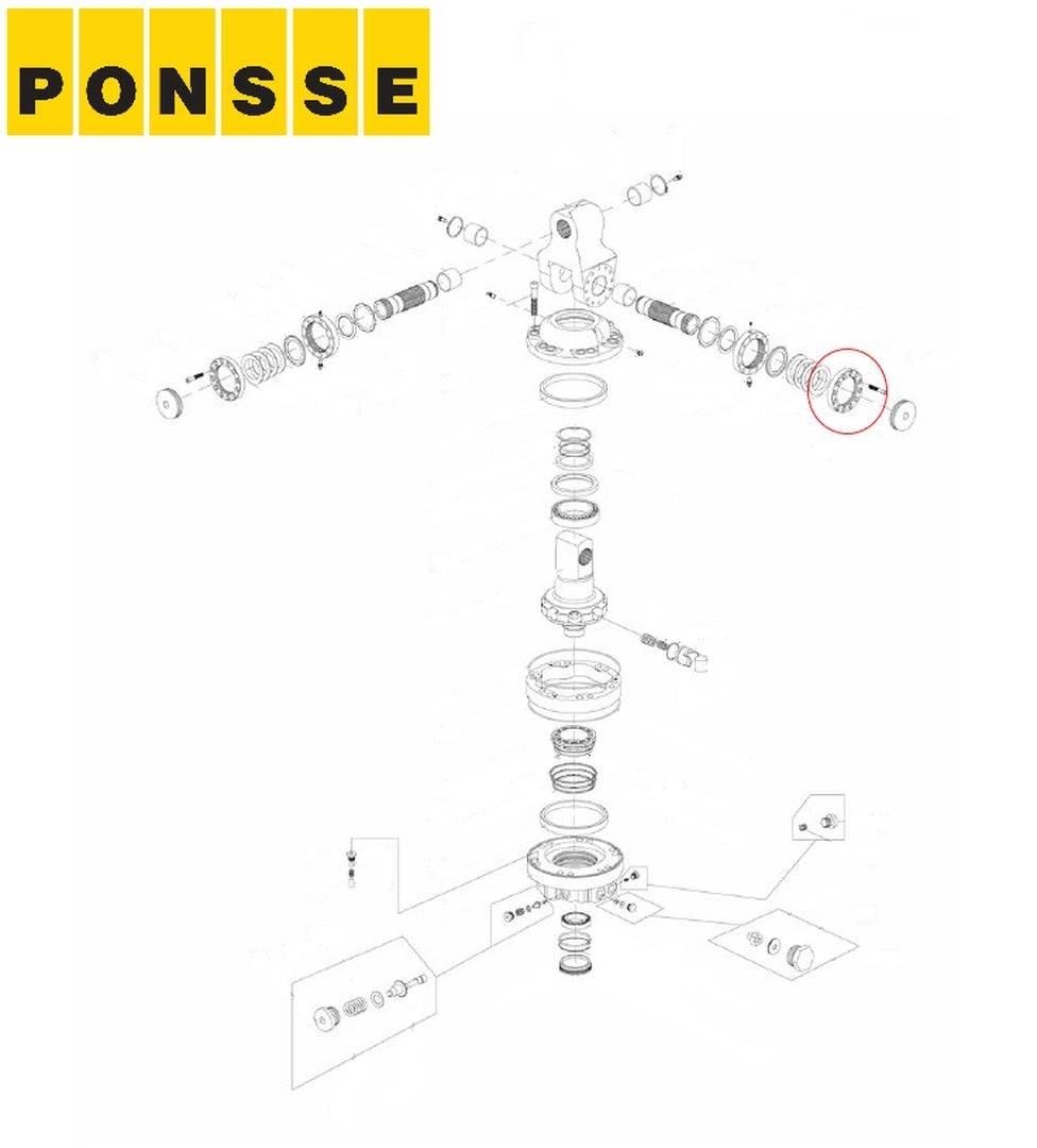 Ponsse 0060881 Förderkrane