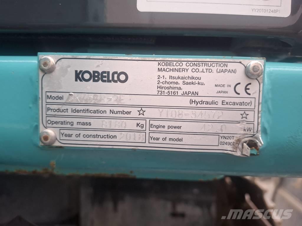 Kobelco SK 75 SR-3E Midibagger  7t - 12t