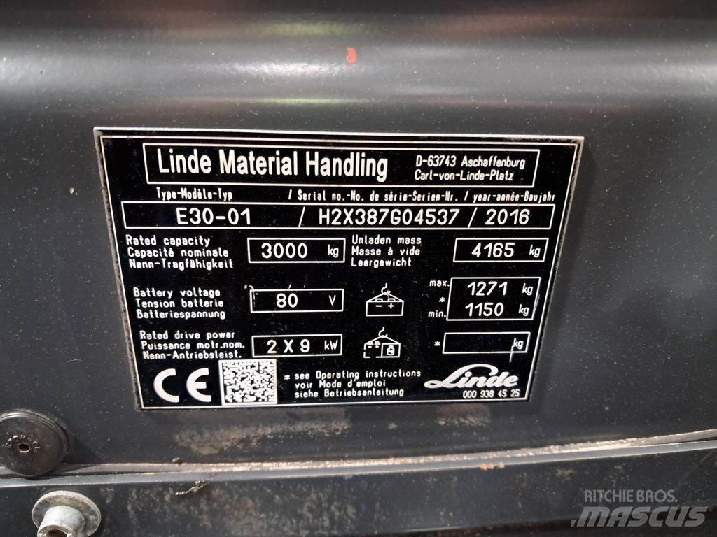 Linde E30-01 Elektrische heftrucks