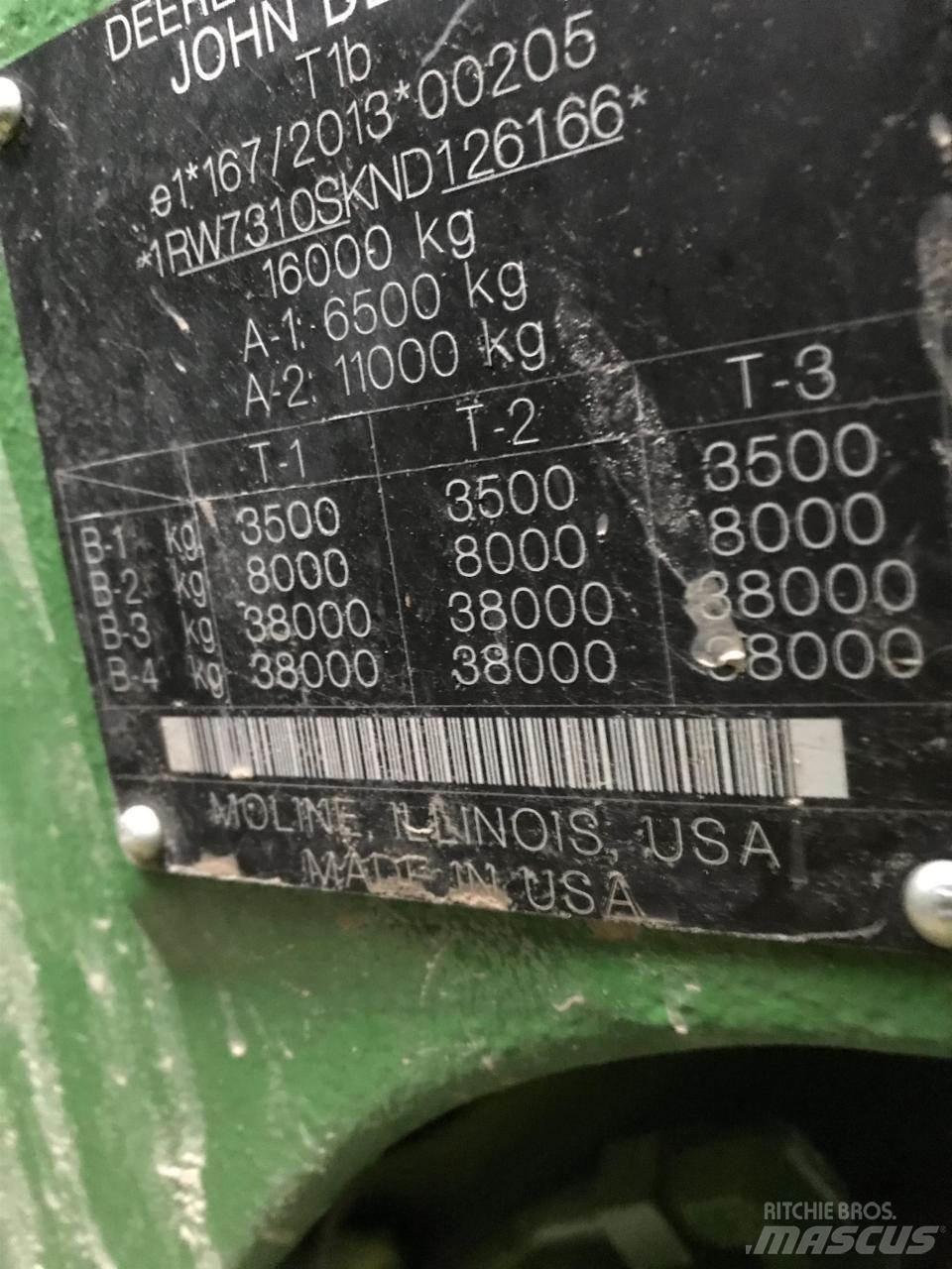 John Deere 7R 310 Traktoren