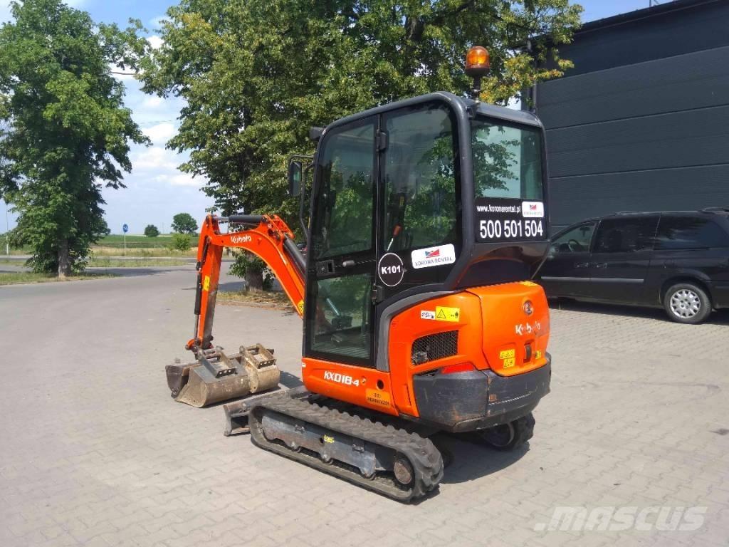 Kubota KX 018-4 Minibagger < 7t