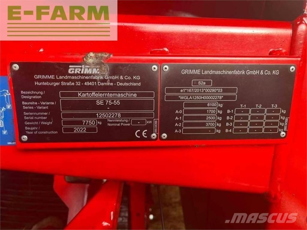 Grimme se 75-55 sb Aardappelrooiers