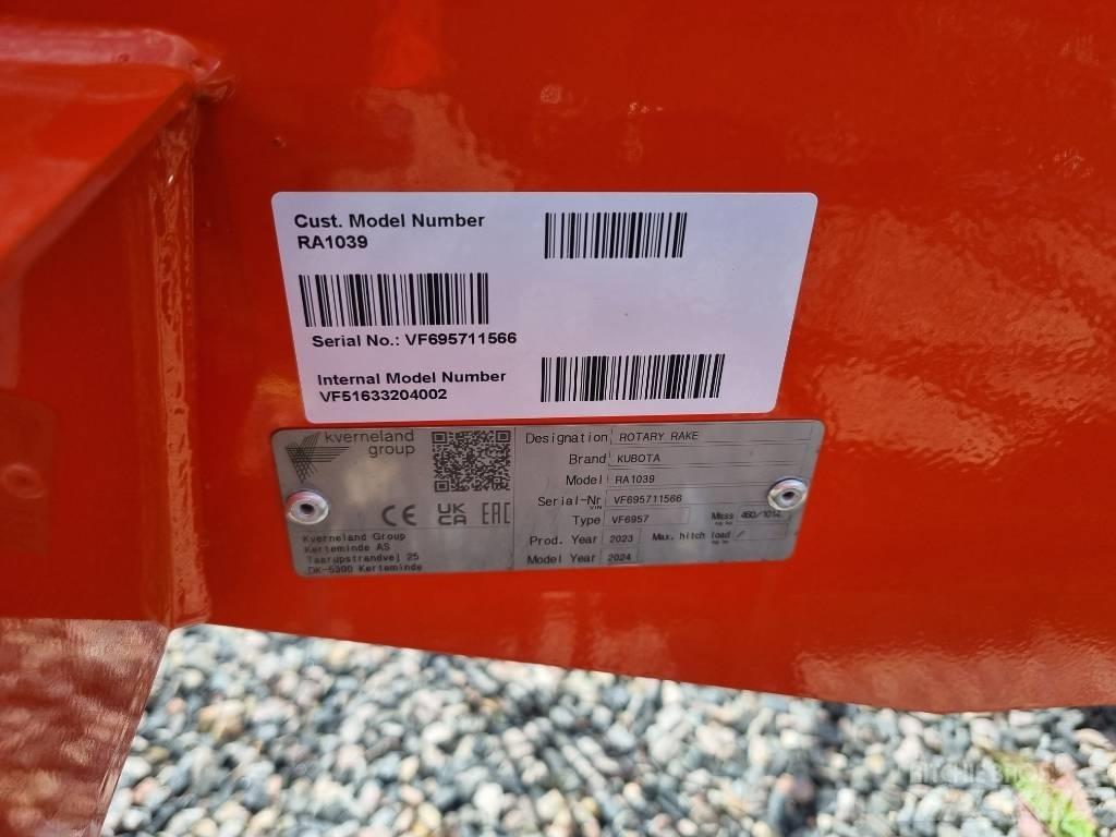 Kubota RA 1039 Schwader
