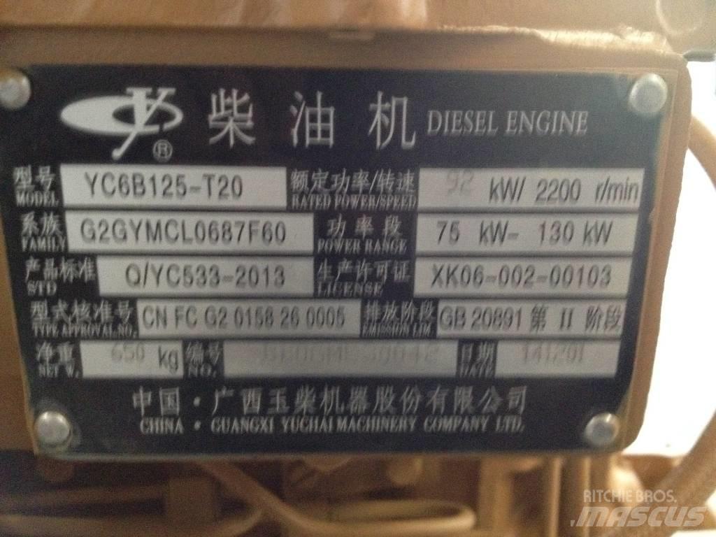 Yuchai YC6B125-T20 Motoren