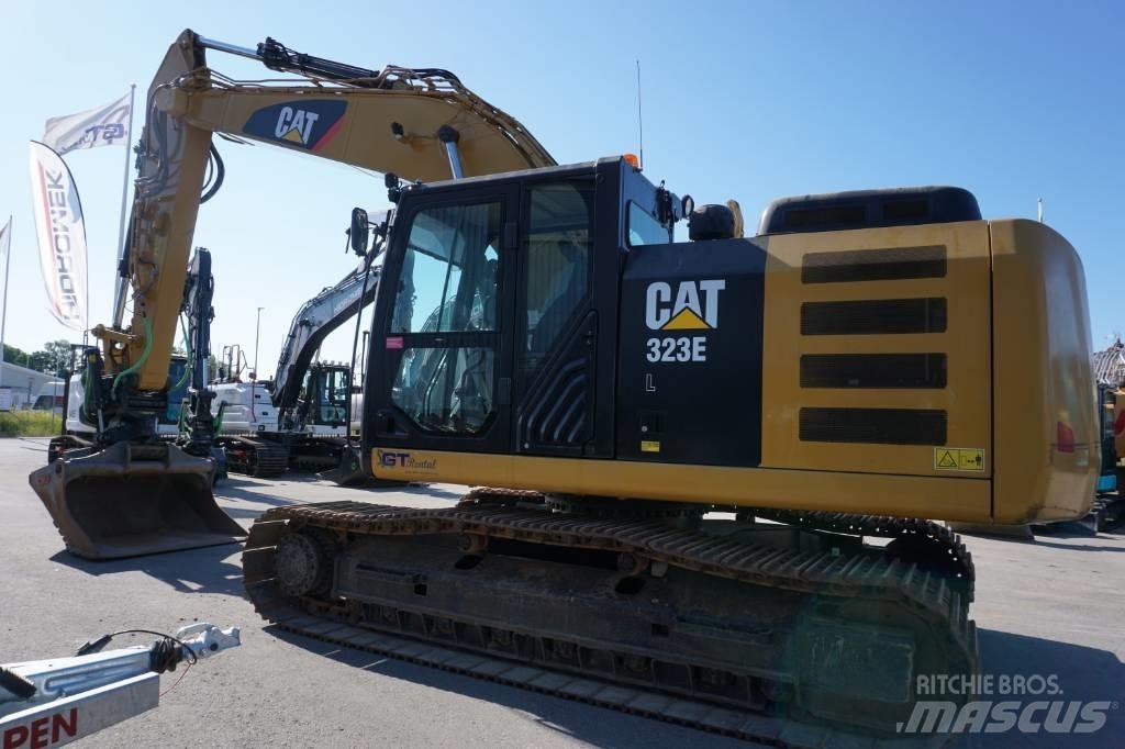 CAT 323EL *Uthyres* Raupenbagger