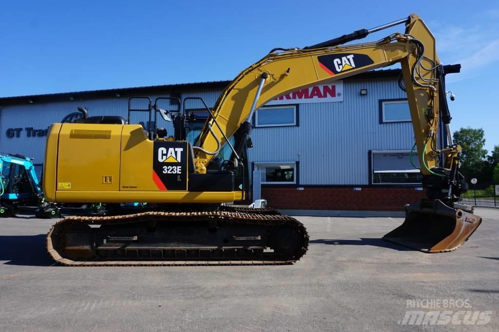 CAT 323EL *Uthyres* Raupenbagger
