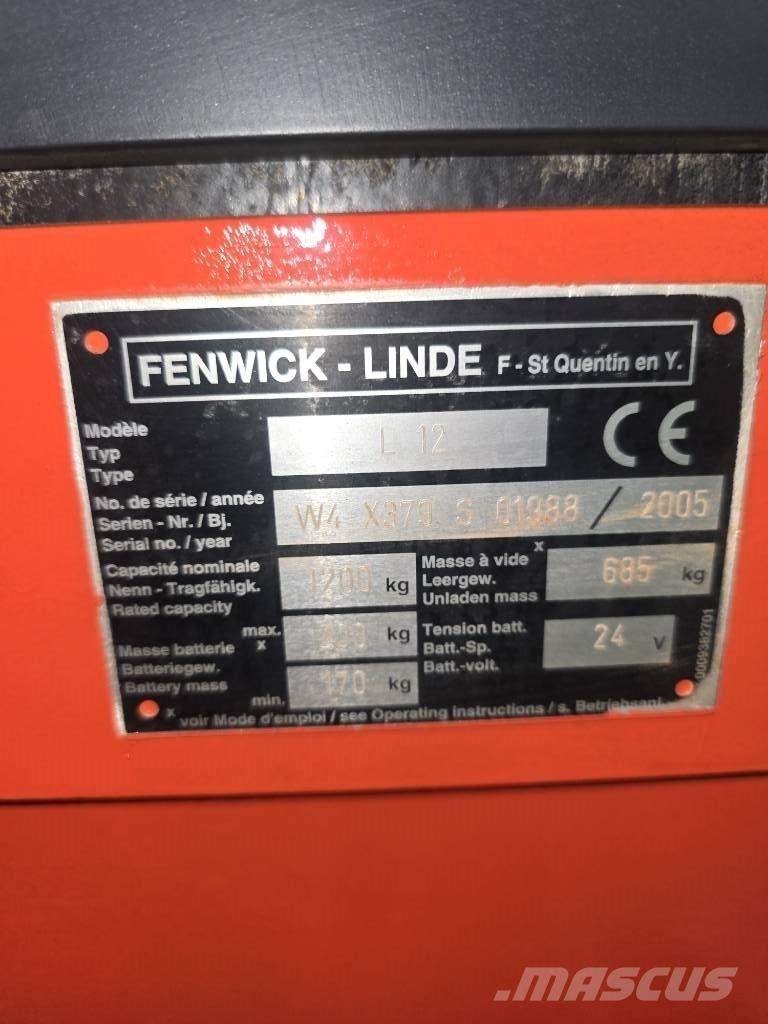 Linde L 12 Zelfrijdende stapelaars