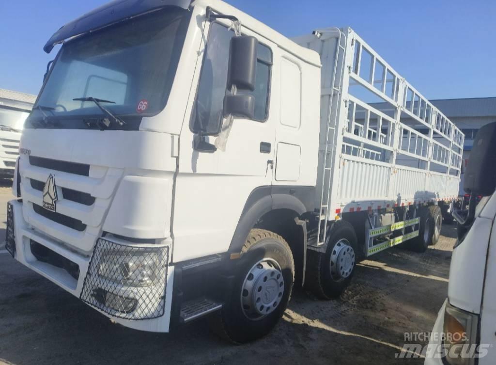 Howo 371 Pritschenwagen/Pritschenwagen mit Seitenklappe