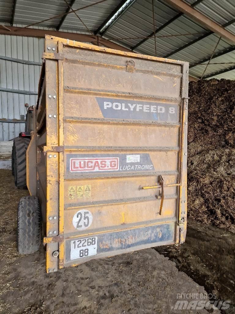 Lucas Polyfeed 8 Ballenschredder, -schneider und -wickler