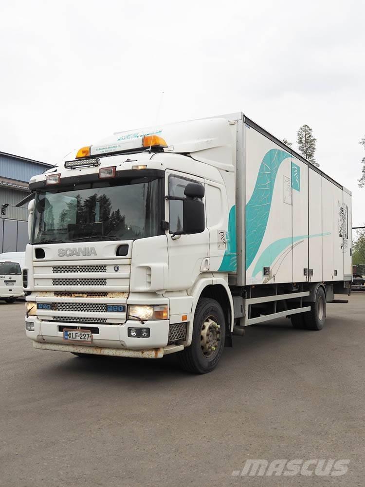 Scania 94 D 260 Pritschenwagen/Pritschenwagen mit Seitenklappe