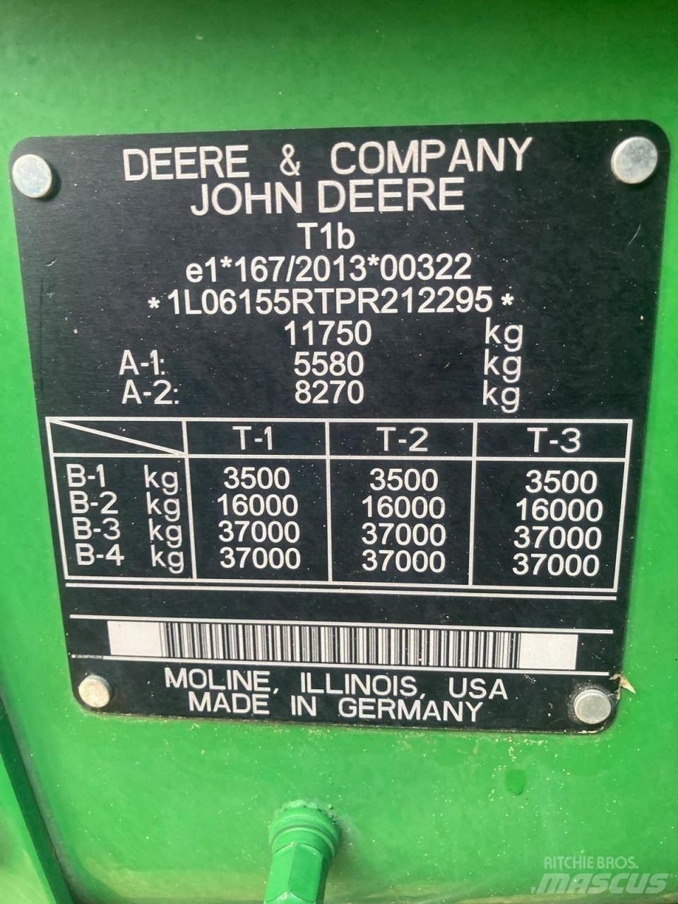 John Deere 6R 155 Traktoren