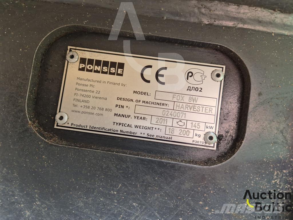 Ponsse Fox 8W Harvester