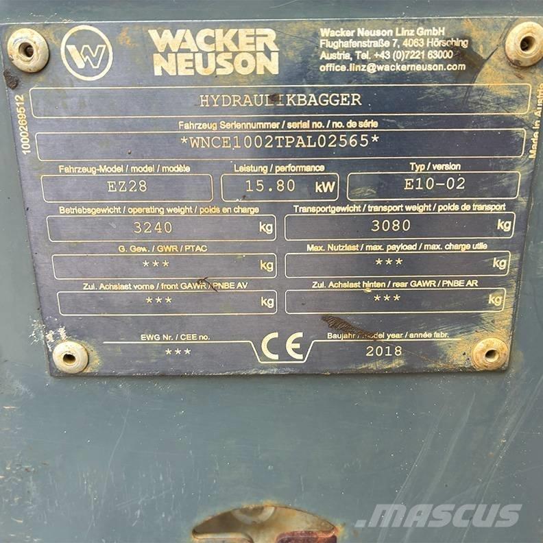 Wacker Neuson EZ 28 Minibagger < 7t