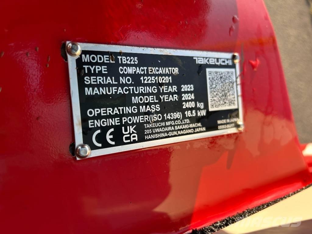 Takeuchi TB 225A V3 Minibagger < 7t