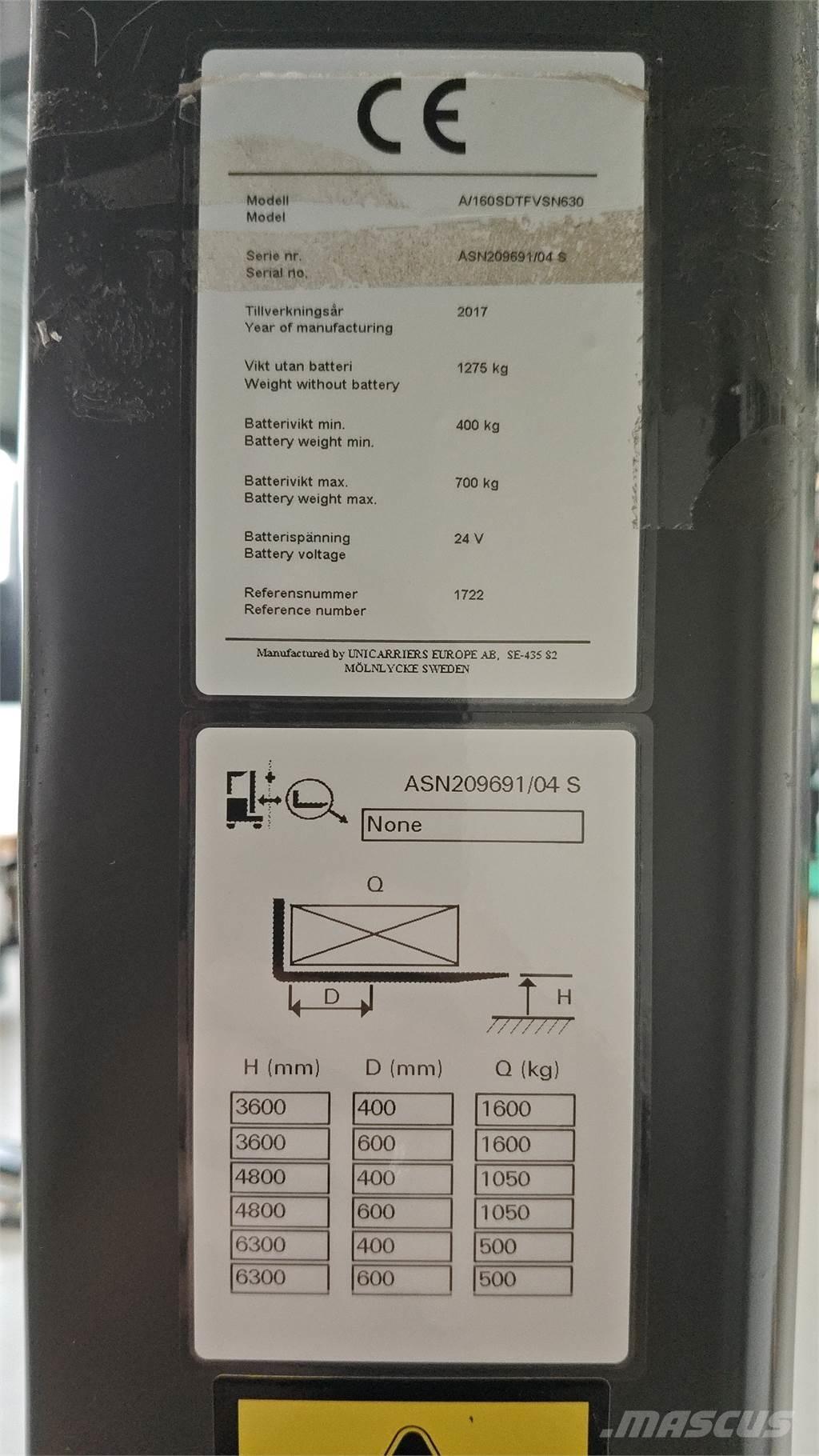 Atlet A160 Gabelstapler mit Fahrerstand
