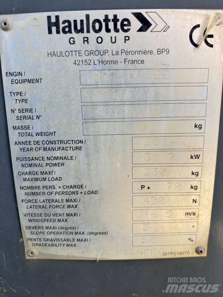 Haulotte HA 18 PX Gelenkteleskoparbeitsbühnen