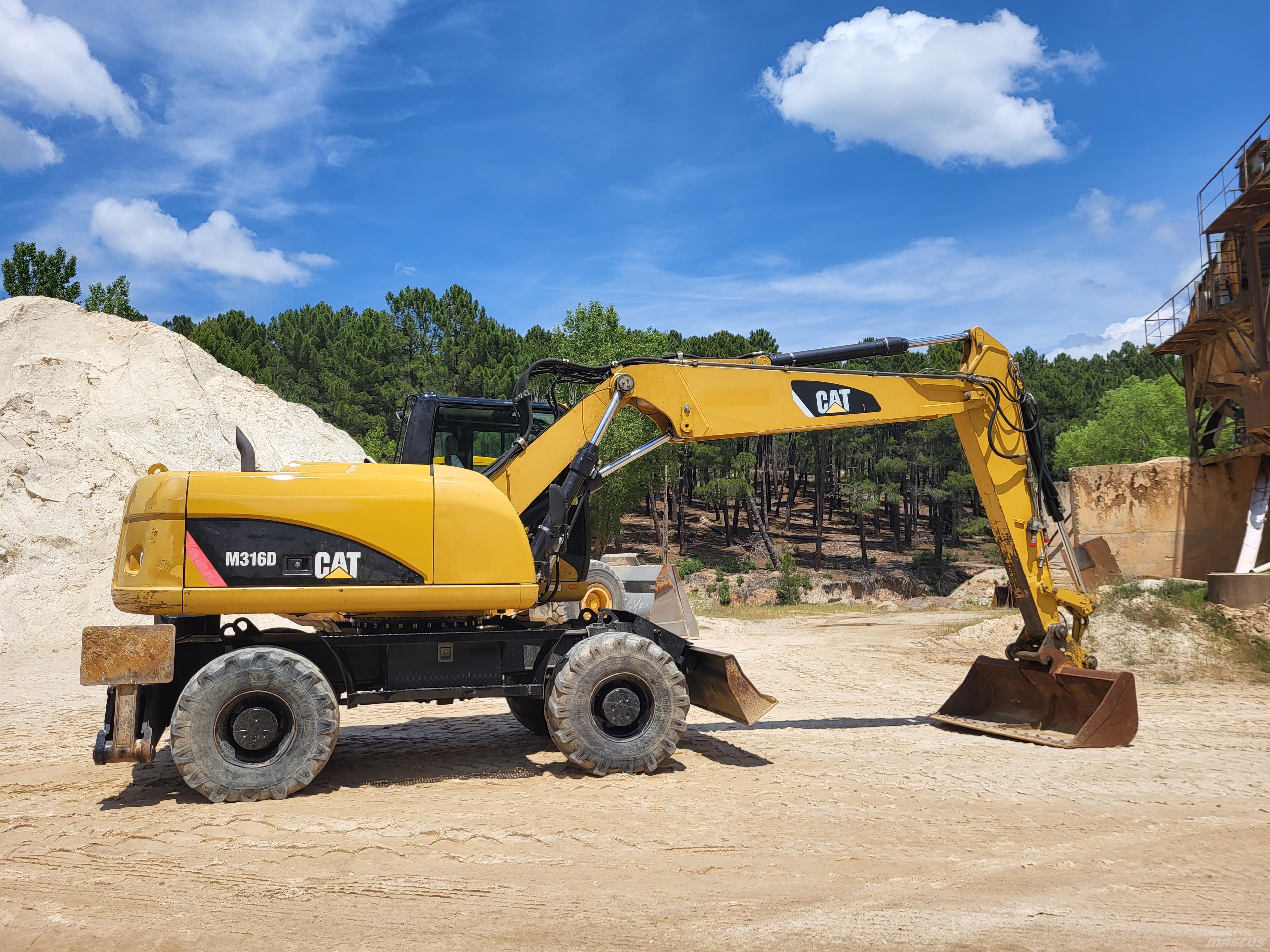 CAT 316d Mobilbagger