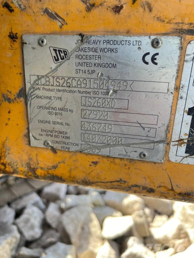 JCB JS 260 XD Ausleger