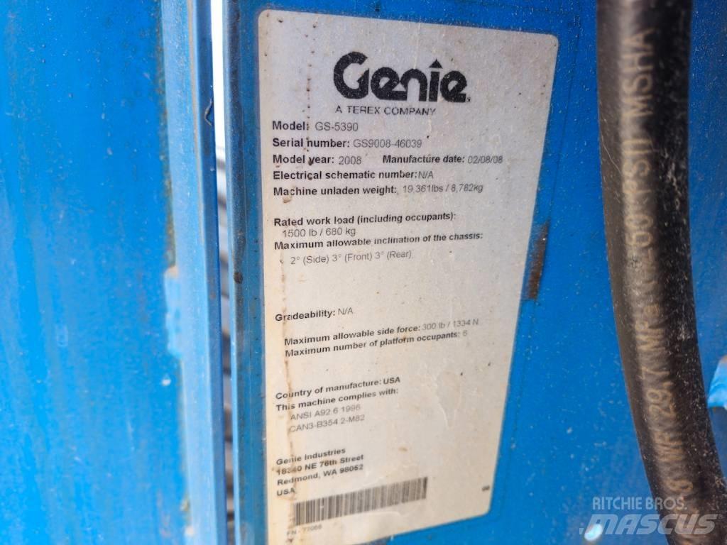 Genie GS-5390 Scheren-Arbeitsbühnen