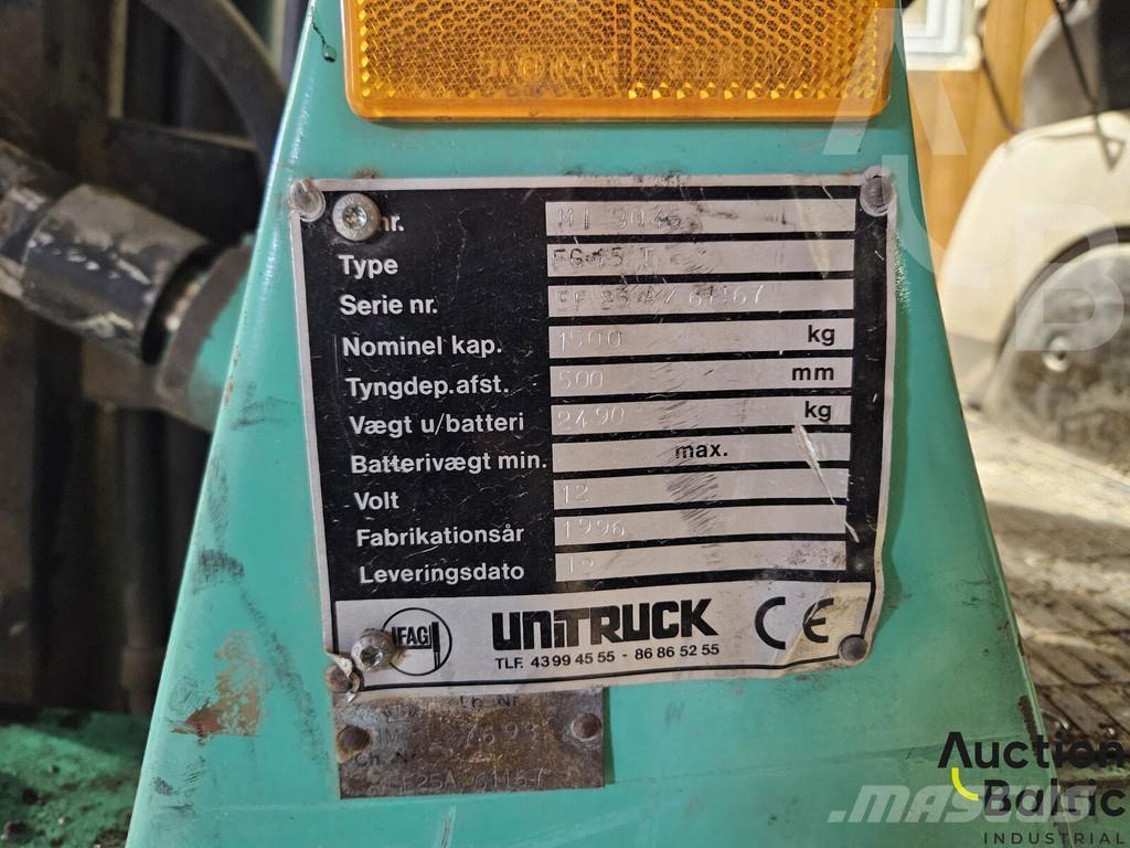 Mitsubishi FG15 LPG heftrucks