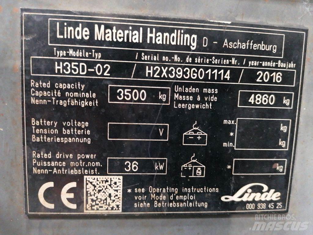 Linde H35D-02 Diesel heftrucks