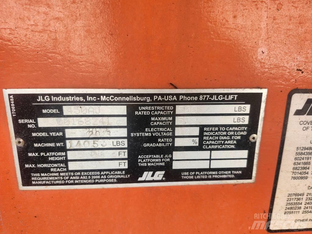 JLG 450 AJ Gelenkteleskoparbeitsbühnen