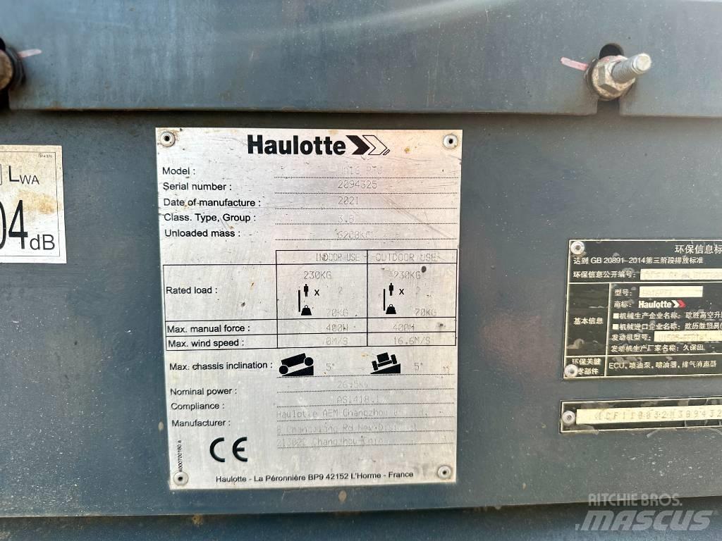 Haulotte HA16RTJ Gelenkteleskoparbeitsbühnen
