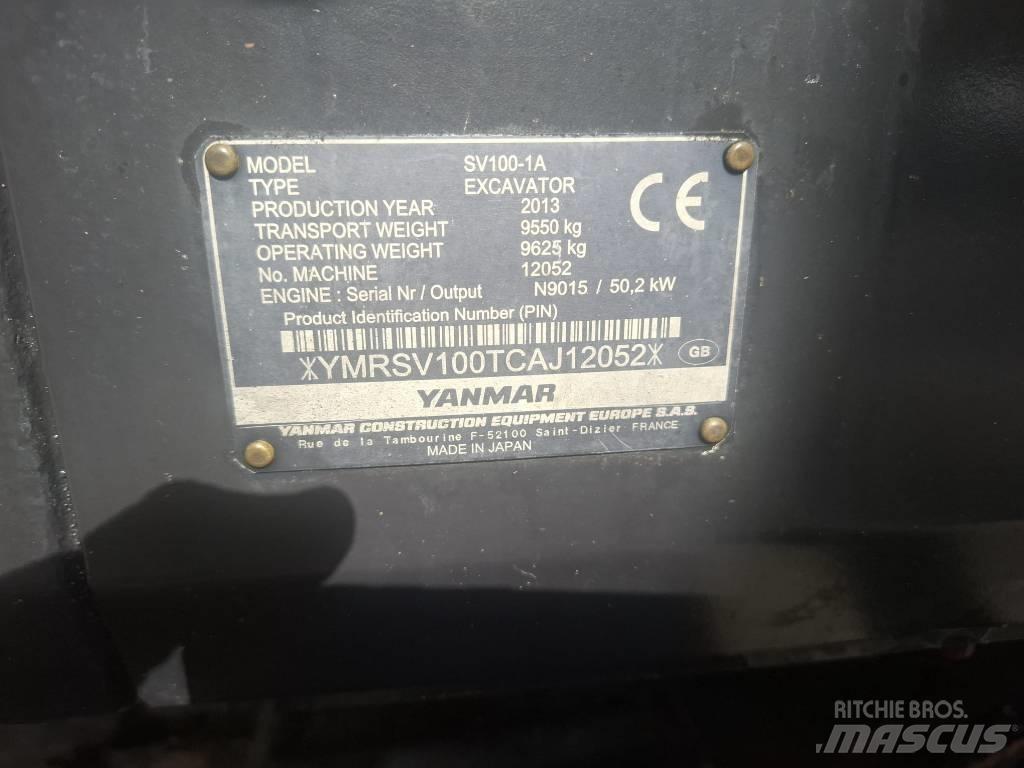 Yanmar SV 100-1A Midibagger  7t - 12t