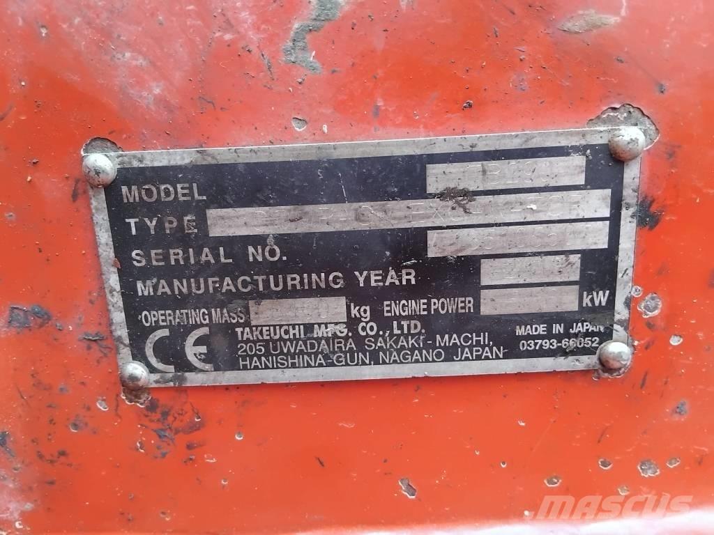 Takeuchi TB290 Minibagger < 7t