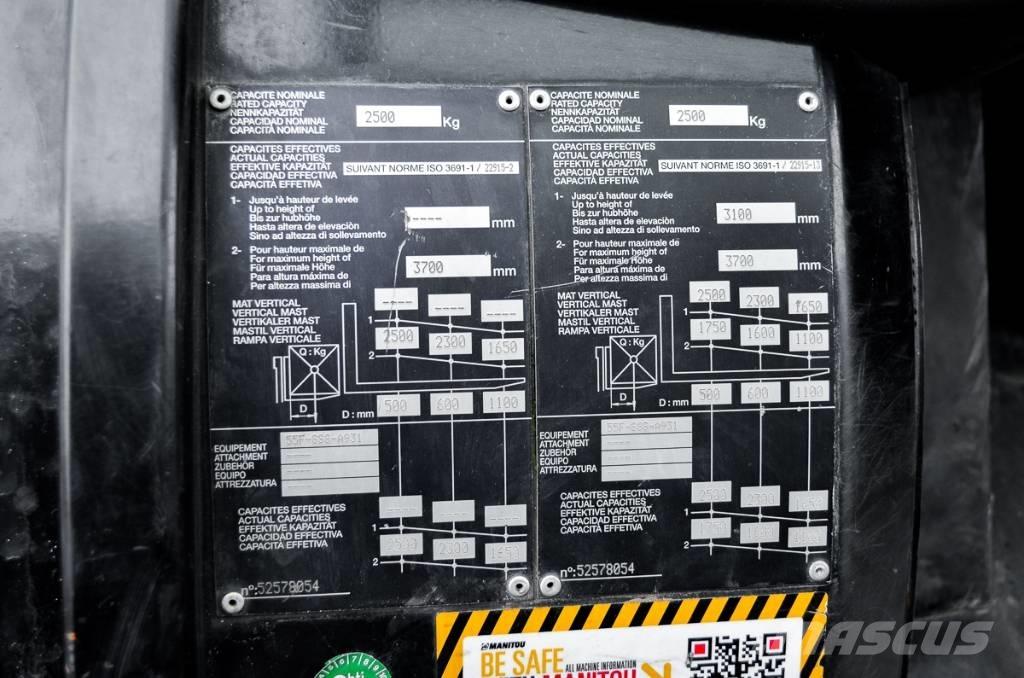 Manitou MC 25-4 D Diesel heftrucks