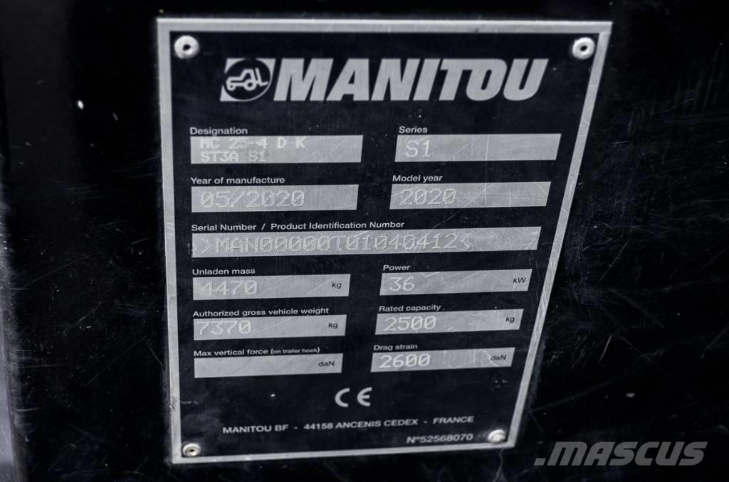 Manitou MC 25-4 D Diesel heftrucks