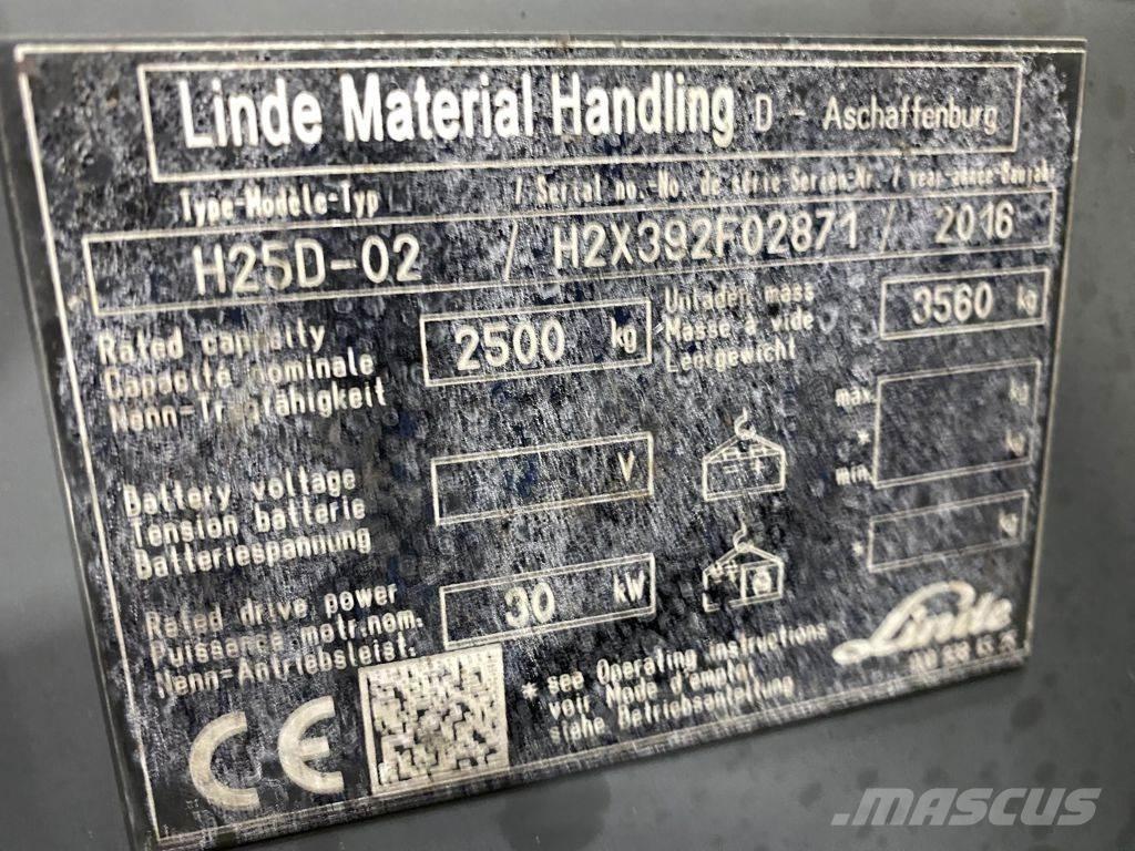 Linde H25D-02 Diesel heftrucks