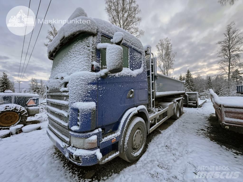 Scania R 124 GB 470 Abrollkipper