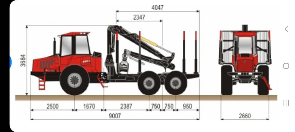 Valmetal 840.2 Forwarder