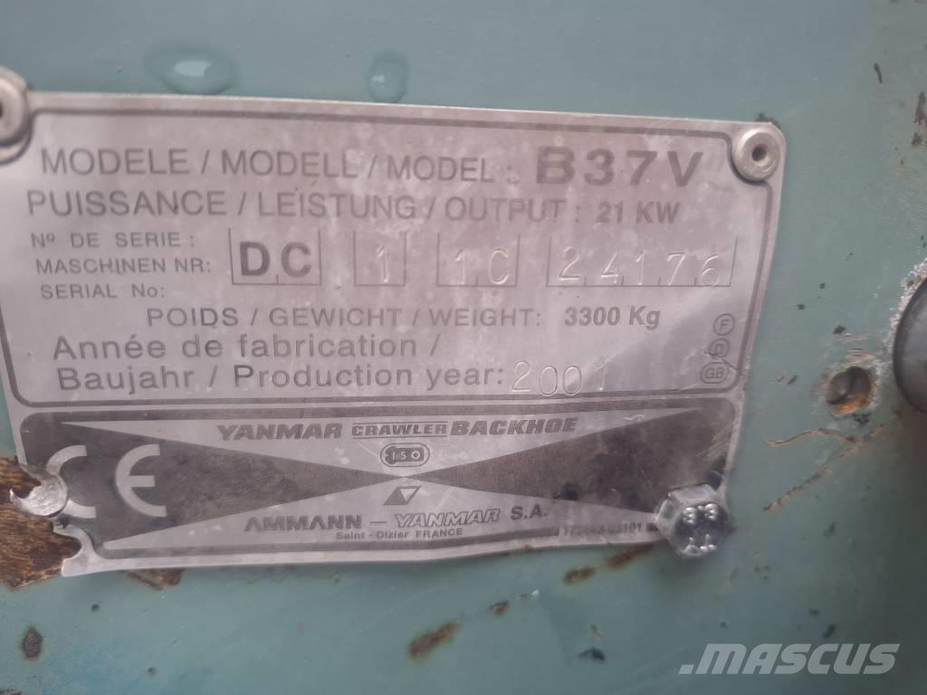 Yanmar B 37 V Minibagger < 7t