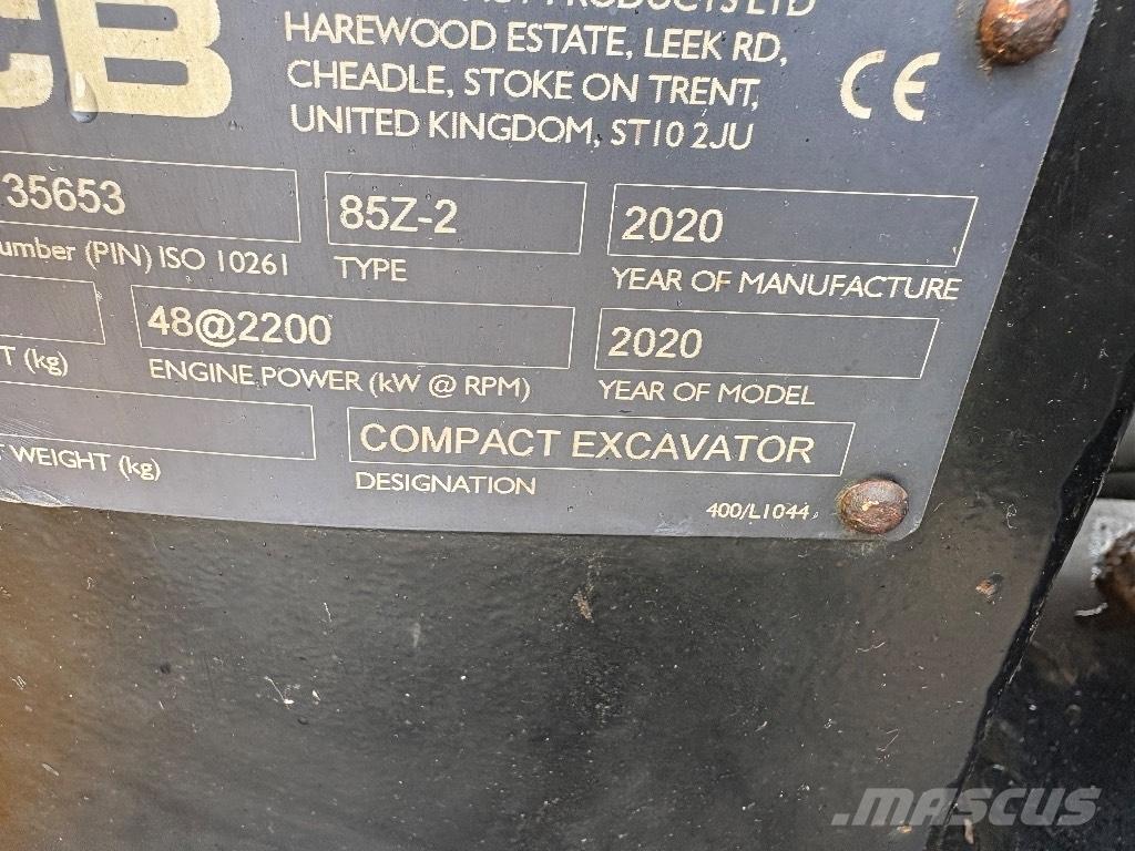 JCB 85 Z-2 Midibagger  7t - 12t